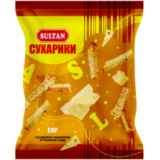 Сухарики пшеничні зі смаком сиру 90 грам тм "Sultan"